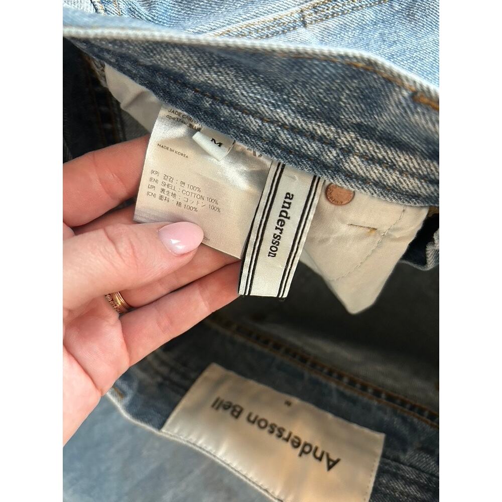 ANDERSSON BELL
SSENSE Exclusive Blue Jade Carpenter Jeans - Picture 7 of 7